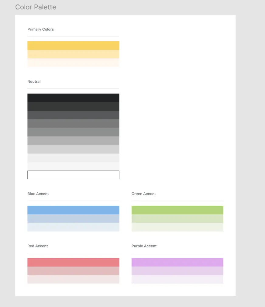 color palette