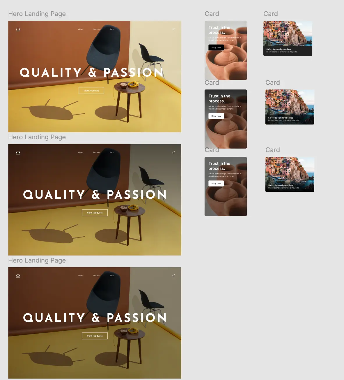 text and images