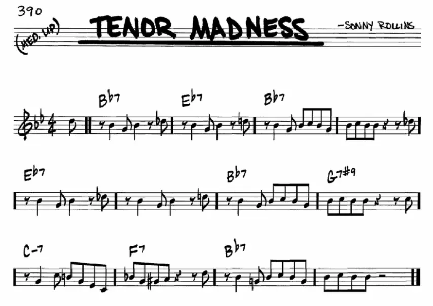 tenor madness sheet
